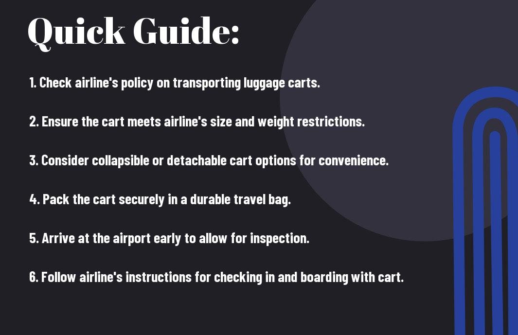 Can You Bring a Cart on a Plane Transporting Luggage Carts During Air