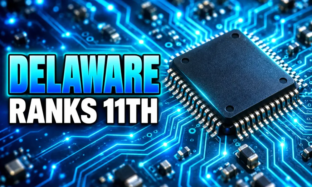 Delaware ranks 11th gadget score $83.82