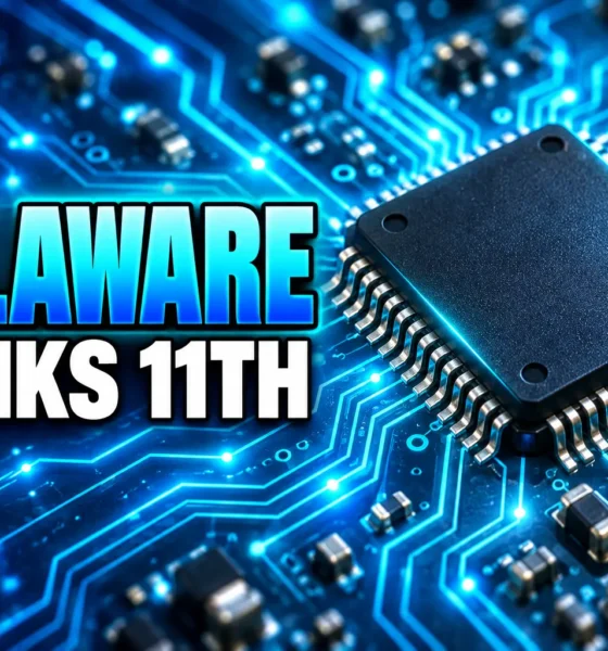 Delaware ranks 11th gadget score $83.82