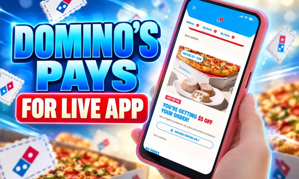 Domino's pays $5 to test already live app