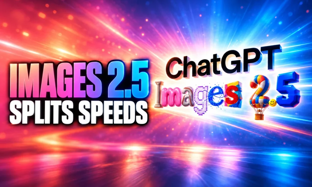 ChatGPT Images 2.5 splits Flare and Sunburst speeds