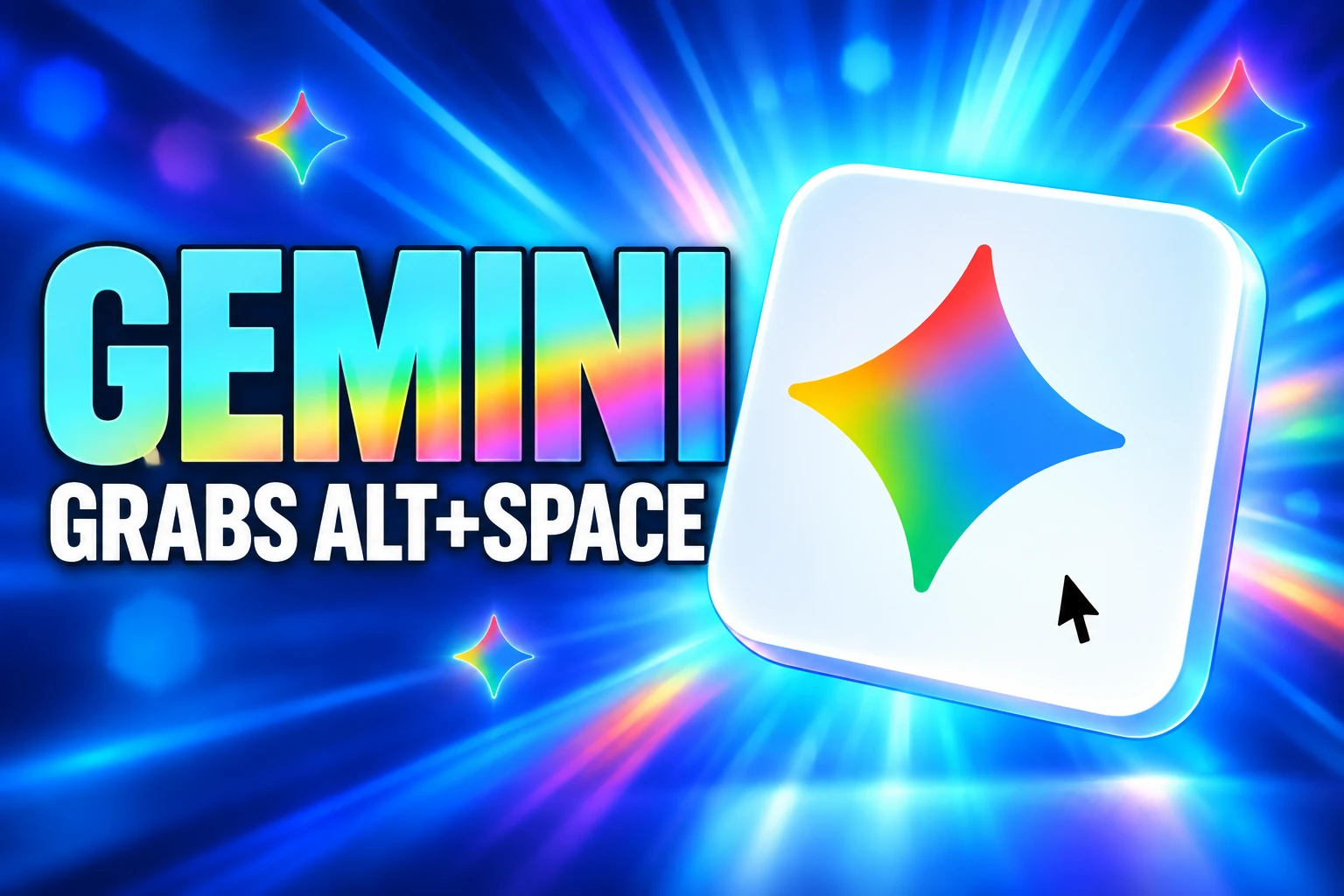 Gemini Windows app Alt Space overlay shortcut