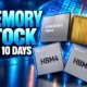 Samsung SK hynix memory inventory below 10 days