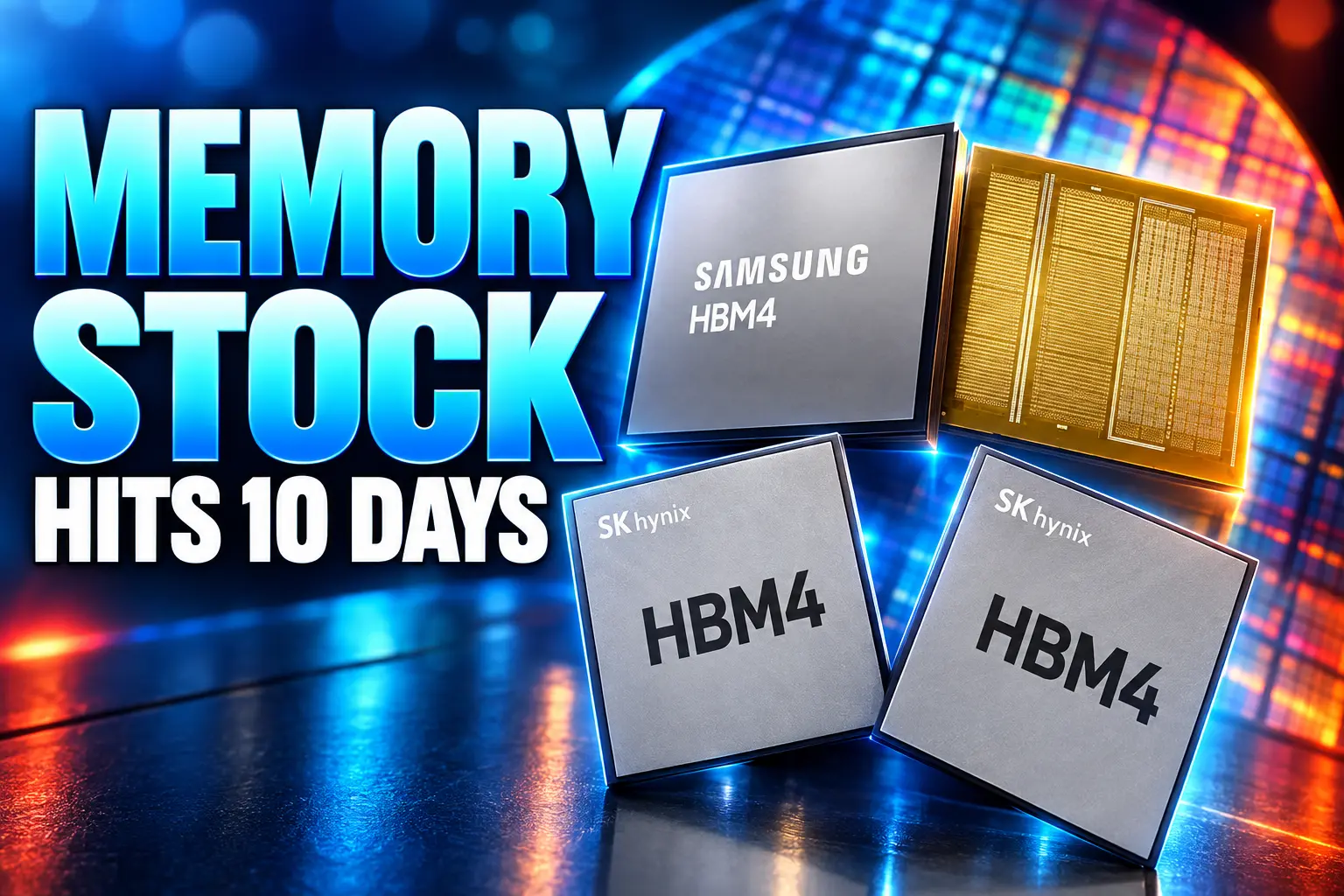 Samsung SK hynix memory inventory below 10 days