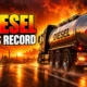US diesel prices record $6.53 a gallon harvest