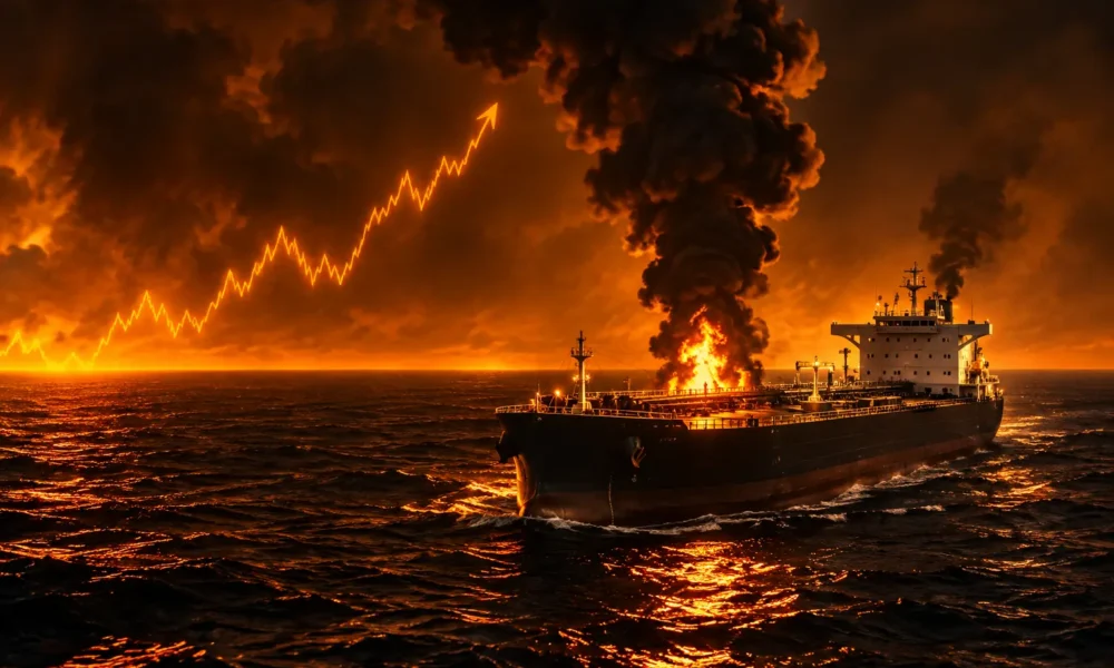 Brent above $100 after Hormuz tanker strikes