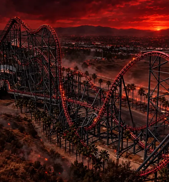 Six Flags Magic Mountain permanently retires X2 coaster