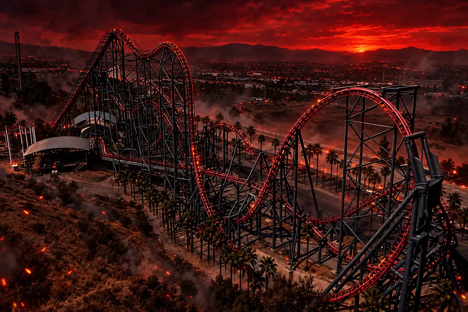 Six Flags Magic Mountain X2 permanently closed